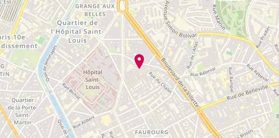 Plan de OLAX Catherine, 19 Rue Jean et Marie Moinon, 75010 Paris