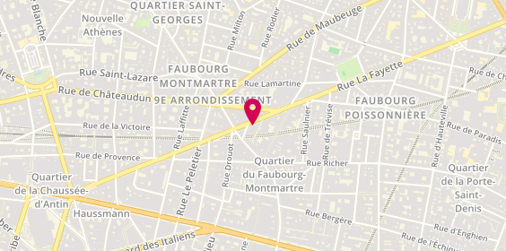Plan de FONVIEILLE Morgane, 54 Rue la Fayette, 75009 Paris