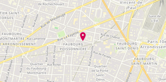Plan de DATCHEU NGANPA Judith, 13 Rue des Messageries, 75010 Paris