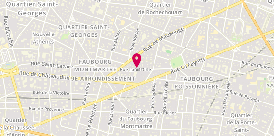 Plan de BENYAMINA DOUNA Dalila, 14 Rue Lamartine, 75009 Paris