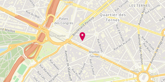 Plan de BRACQ Ondine, 50 Rue Saint Ferdinand, 75017 Paris