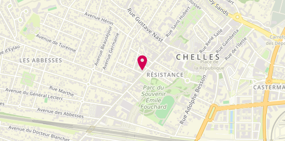 Plan de GUIBERT Mélodie, 24 Avenue de la Résistance, 77500 Chelles