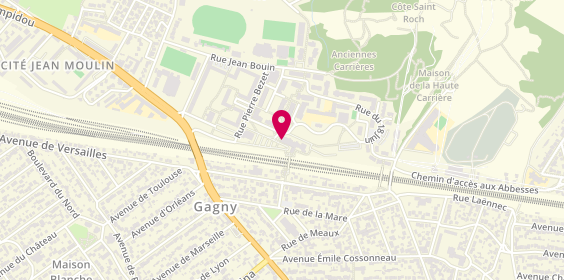 Plan de GOMEZ Emmanuelle, 1 Place Tavarnelle, 93220 Gagny