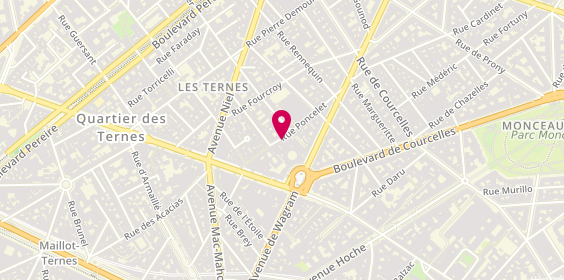 Plan de RIEU Lucie, 18 Rue Poncelet, 75017 Paris