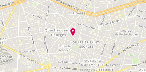 Plan de MAWAMBA DONFACK Jacqueline, 52 Rue Notre Dame de Lorette, 75009 Paris