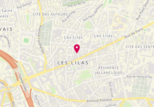 Plan de MARIE Claire, 9 Rue de la Republique, 93260 Les Lilas