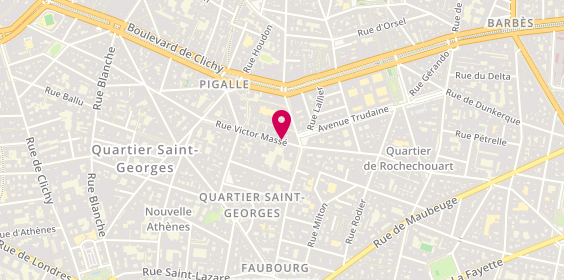 Plan de MUZET Laurence, 8 Rue V Masse, 75009 Paris