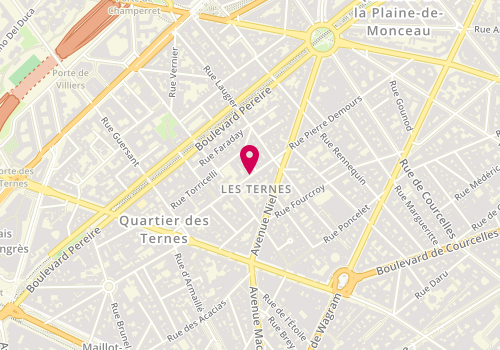Plan de WINCKERT Amandine, 25 Rue Pierre Demours, 75017 Paris