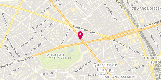 Plan de KEHR Brigitte, 125 Boulevard Malesherbes, 75017 Paris
