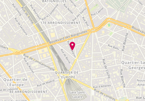Plan de PINAULT Isabelle, 6 Rue Clapeyron, 75008 Paris