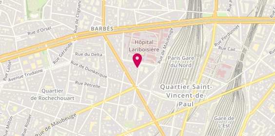 Plan de MOÏSE Josué, 23 Rue Saint Vincent de Paul, 75010 Paris