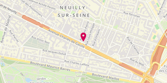 Plan de KAMECHE Djamila, 80 Avenue Charles de Gaulle, 92200 Neuilly-sur-Seine