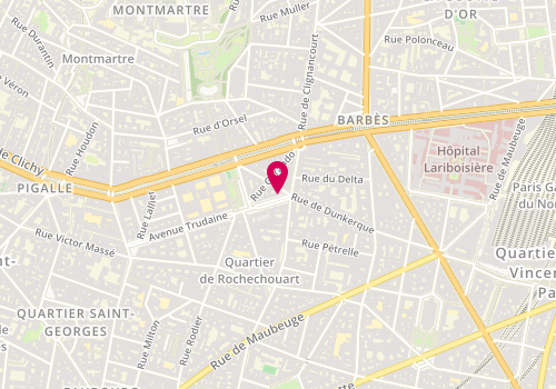 Plan de TURIN Patrick, 2 Avenue Trudaine, 75009 Paris