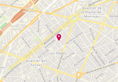 Plan de BELOUNIS Zohra, 36 Bis Rue Laugier, 75017 Paris