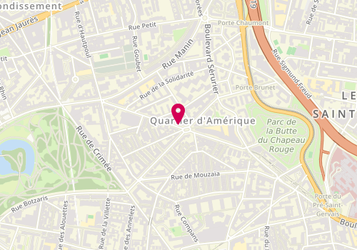 Plan de SICOT Rose-Anne, 37 Rue David d'Angers, 75019 Paris