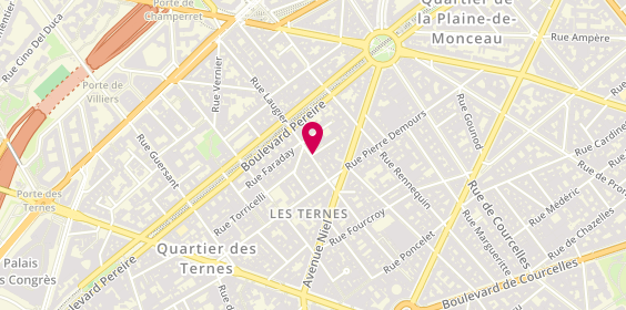 Plan de TORO RIOS Angelica, 36 Bis Rue Laugier, 75017 Paris