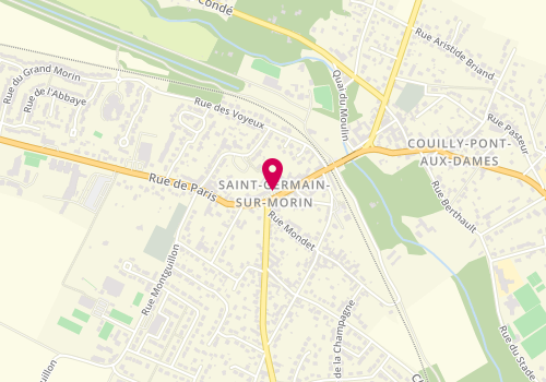 Plan de NYANKIKO Bénédicte, 2 Place de la Mairie, 77860 Saint-Germain-sur-Morin
