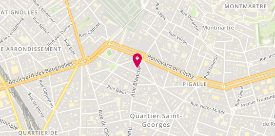 Plan de BOUSSAGOL Véronique, 77 Rue Blanche, 75009 Paris