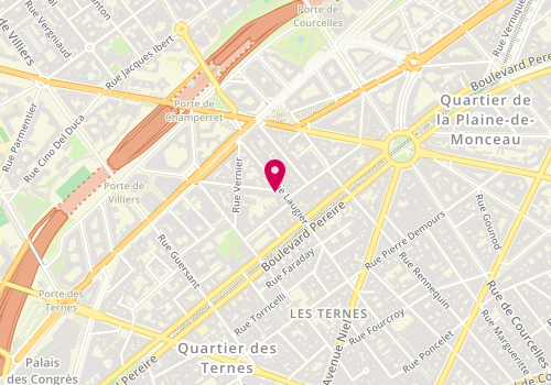 Plan de VERDIER Orane, 3 Rue Galvani, 75017 Paris