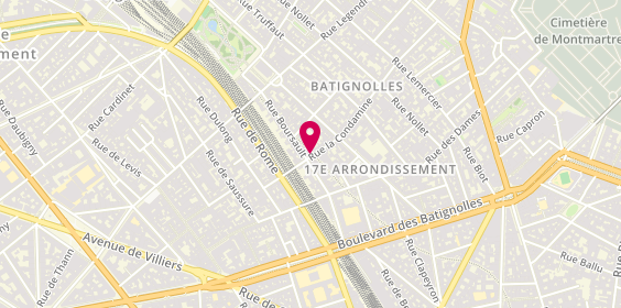 Plan de HERAL Jane Lise, 88 Rue de la Condamine, 75017 Paris