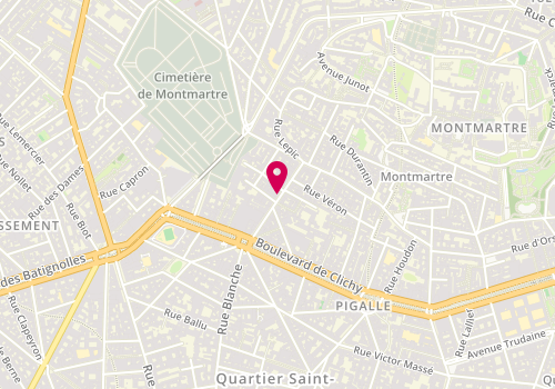 Plan de FINET Laurence, 17 Rue Lepic, 75018 Paris
