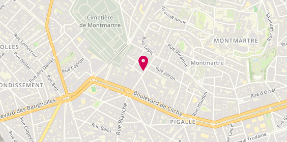 Plan de RAULT Clémence, 17 Rue Lepic, 75018 Paris