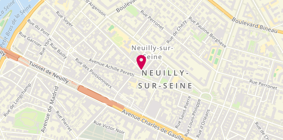 Plan de DE ASIS Matthieu, 8 Avenue Sainte Foy, 92200 Neuilly-sur-Seine
