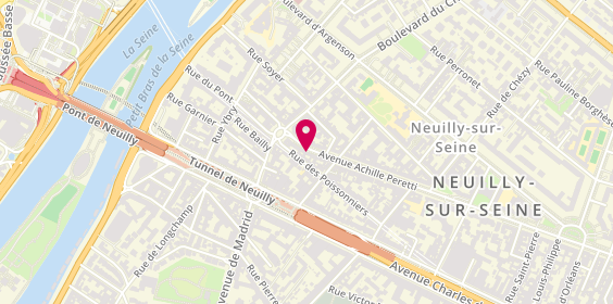 Plan de HOUTELETTE Laetitia, 203 Avenue Achille Peretti, 92200 Neuilly-sur-Seine
