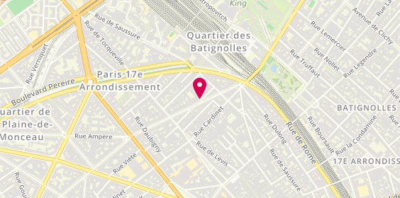 Plan de ARAUJO Pauline, 11 Rue des Fermiers, 75017 Paris