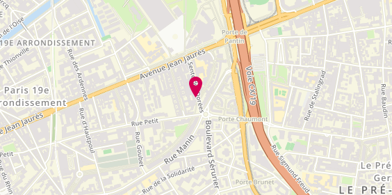 Plan de Grini Abdelhrani, 9 Sentier des Dorees, 75019 Paris