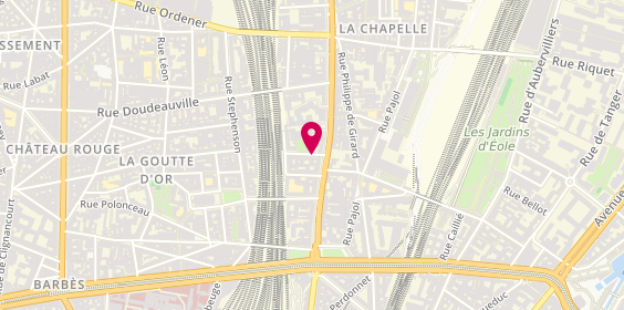 Plan de TALLARICO Rocco, 1 Cité de la Chapelle, 75018 Paris