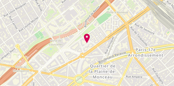 Plan de FERMON Myriam, 2 Rue Gervex, 75017 Paris