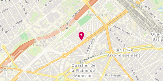 Plan de ALLAOUI Dila, 122 Boulevard Berthier, 75017 Paris