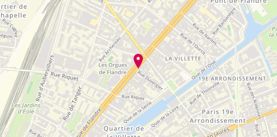 Plan de GOMIS Brigitte, 86 Avenue des Flandres, 75019 Paris