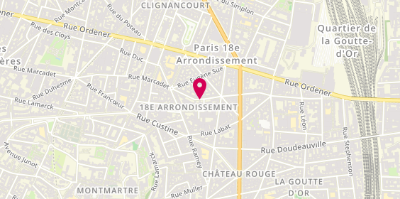 Plan de VAZQUEZ TOVAR EVARISTO, 75 Rue Marcadet, 75018 Paris