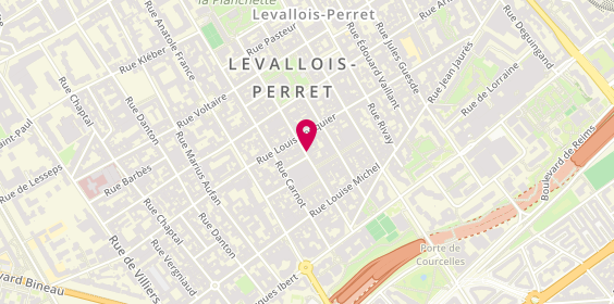 Plan de DOMANGE Flore, 28 Bis Rue Gabriel Peri, 92300 Levallois-Perret