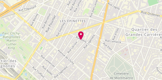 Plan de NIEN Franck, 25 Rue Davy, 75017 Paris