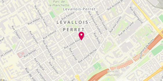 Plan de BLINEAU Nathalie, 31 Rue Trebois, 92300 Levallois-Perret