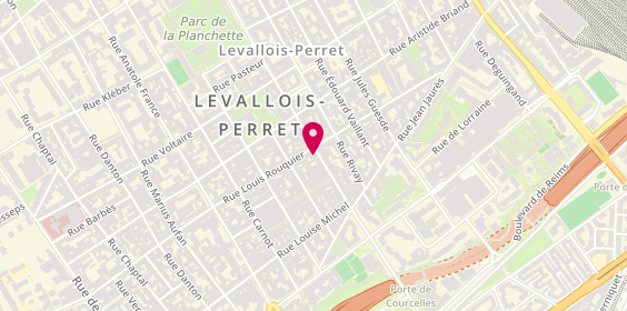 Plan de ASTRUCBEDRI Nadia, 47 Rue du President Wilson, 92300 Levallois-Perret