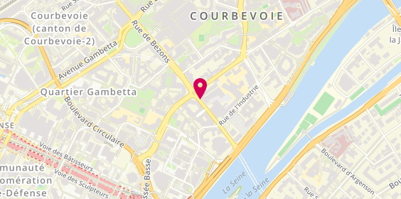 Plan de SANDFORD Marthe, 16 Rue de l'Abreuvoir, 92400 Courbevoie