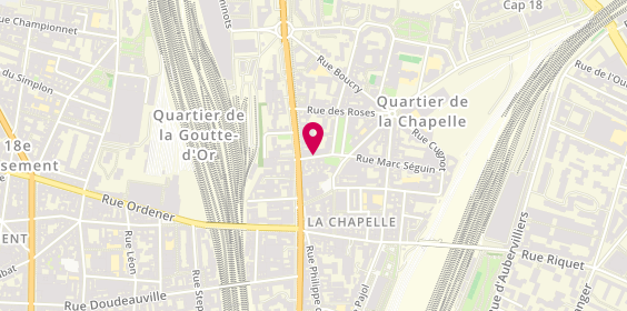 Plan de CISSE Niouma, 38 Rue Marc Seguin, 75018 Paris