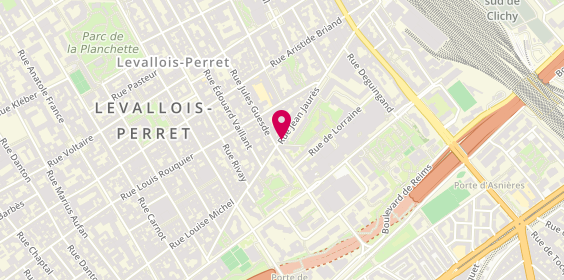 Plan de TORREC Caroline, 56 Rue Jean Jaurès, 92300 Levallois-Perret