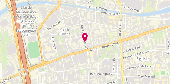 Plan de LAFONTAINE Stella, 11 Rue Etienne Marcel, 93500 Aulnay-sous-Bois