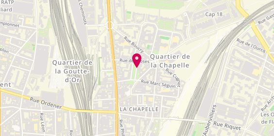 Plan de FAUGERES Romain, 10 Rue de la Madone, 75018 Paris