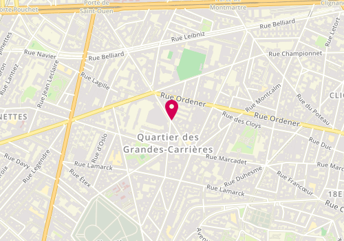 Plan de DESJOUIS Marc, 14 Rue Vauvenargues, 75018 Paris