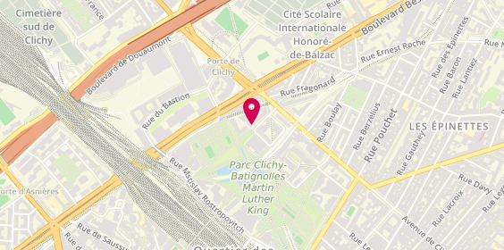Plan de MERABLI Claire, 22 Rue Gilbert Cesbron, 75017 Paris