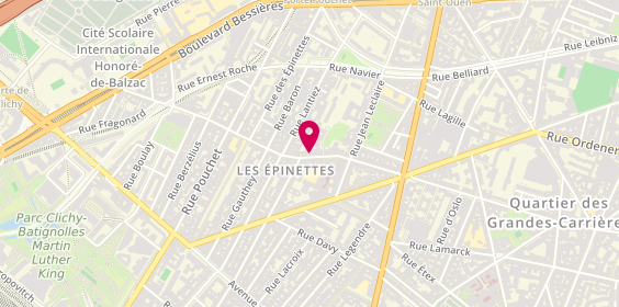 Plan de SOUKNI Bouchra, 38 Rue de la Jonquière, 75017 Paris