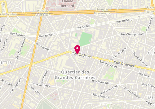 Plan de DONTOT Aurélia, 203 Rue Ordener, 75018 Paris