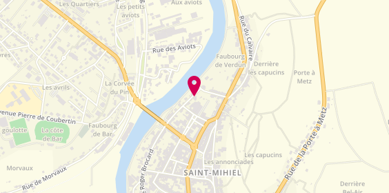 Plan de MICHEL Emilie, 20 Rue Jeanne d'Arc, 55300 Saint-Mihiel
