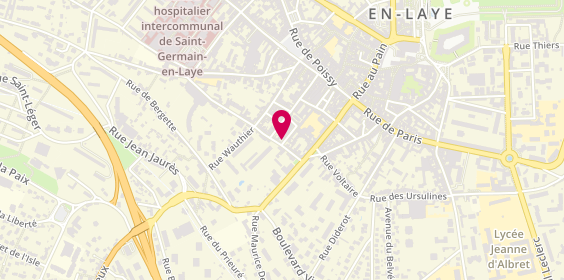 Plan de BELUCHE Nathalie, 8 Rue Jouy Boudonville, 78100 Saint-Germain-en-Laye